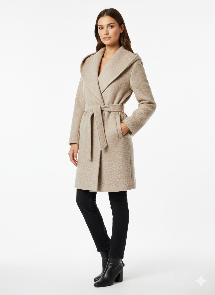 Abrigo Beige Le Comptoir Du Manteau - Image 2