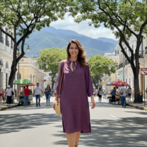 Vestido multicolor. Etam