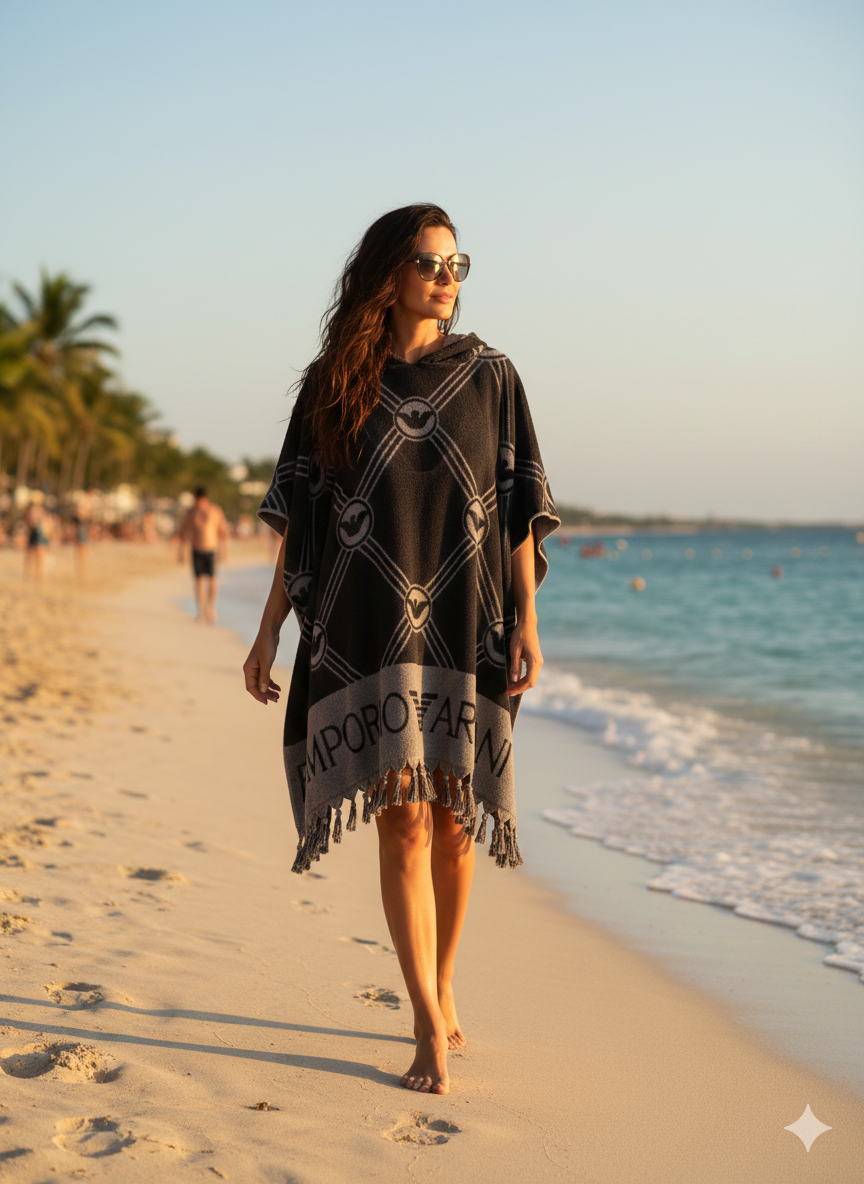 Albornos unisex marino. Emporio Armani