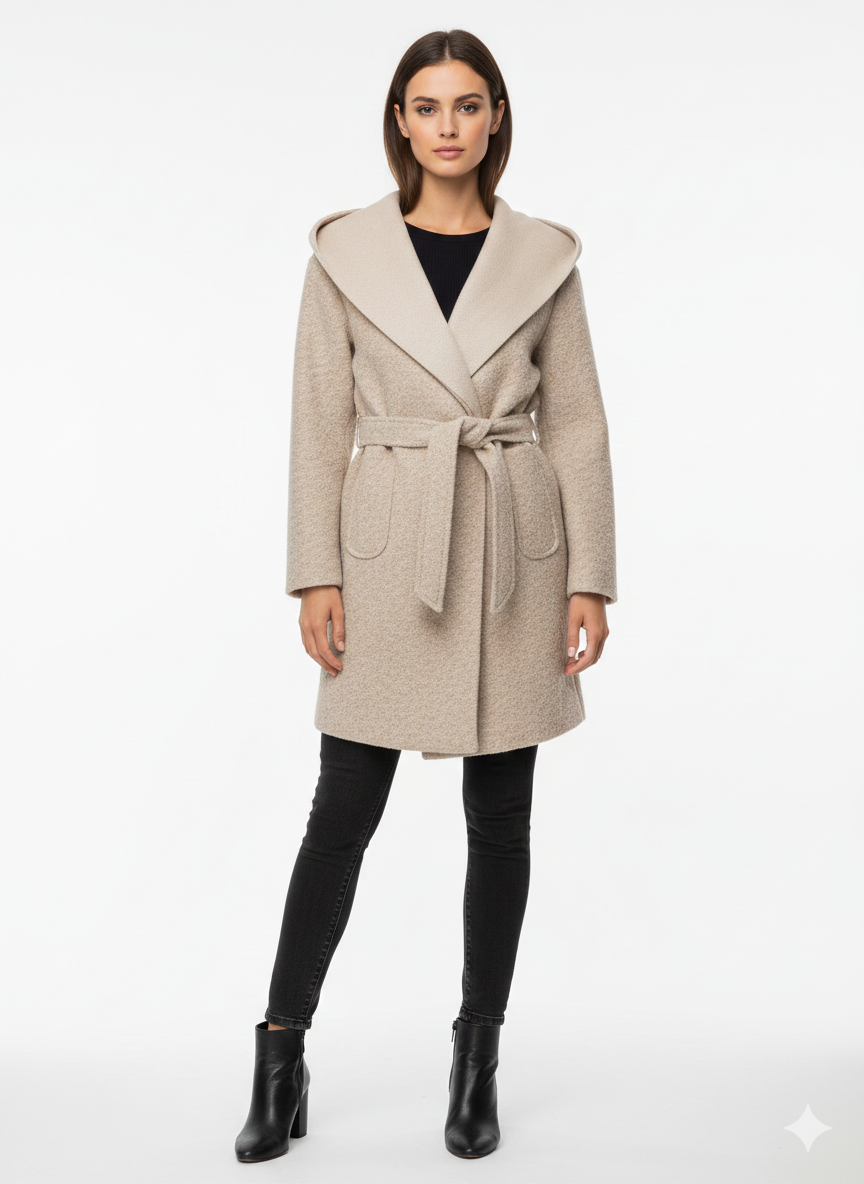 Abrigo Beige Le Comptoir Du Manteau