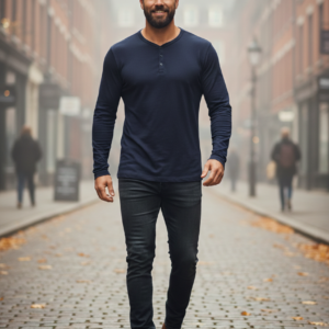 Camiseta azul marino. Soloid!