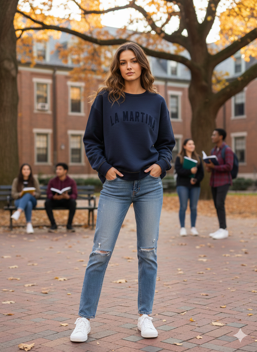 Sudadera marino. La Martina