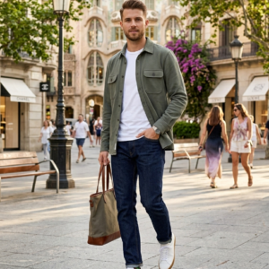 Sobre camisa azul. Only & Sons