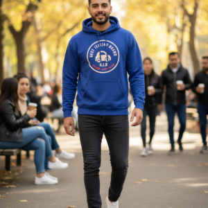 Sudadera azul. BIB