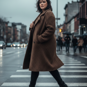 Abrigo marrón Letiz