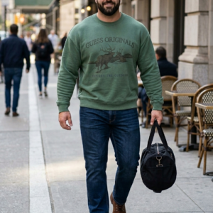 Sudadera verde. Pepe Jeans