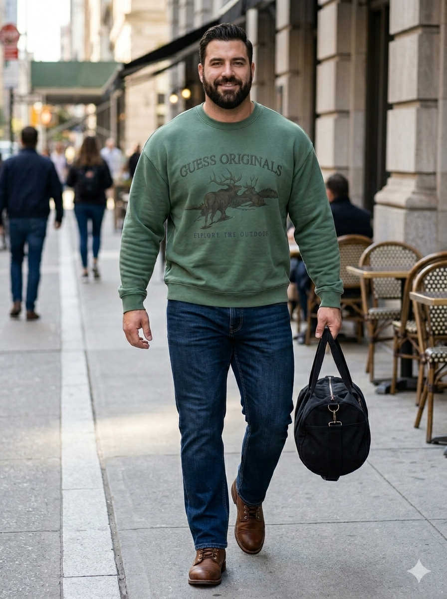 Sudadera verde. Pepe Jeans