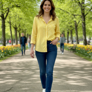 Camisa amarilla. Harmont & Blaine