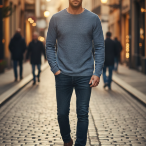 Jersey azul. New In Town