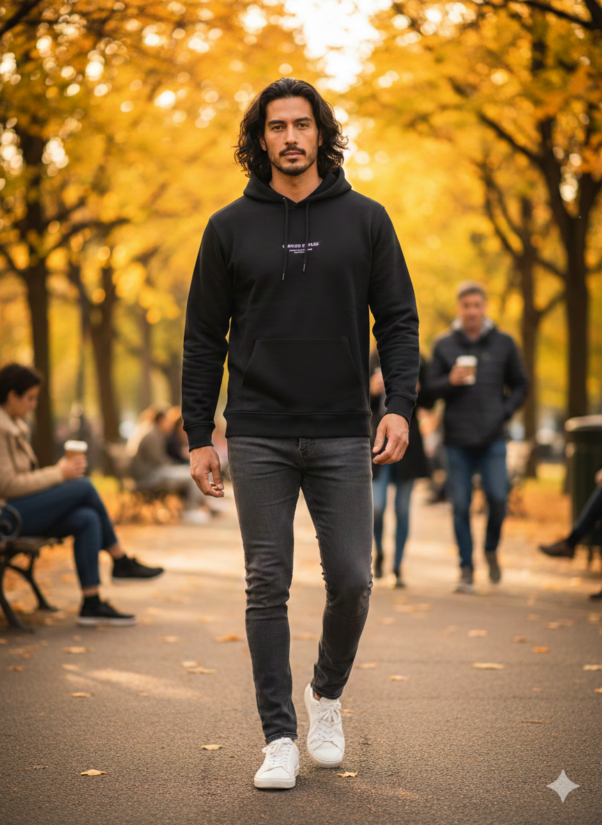 Sudadera negro. Only & Sons