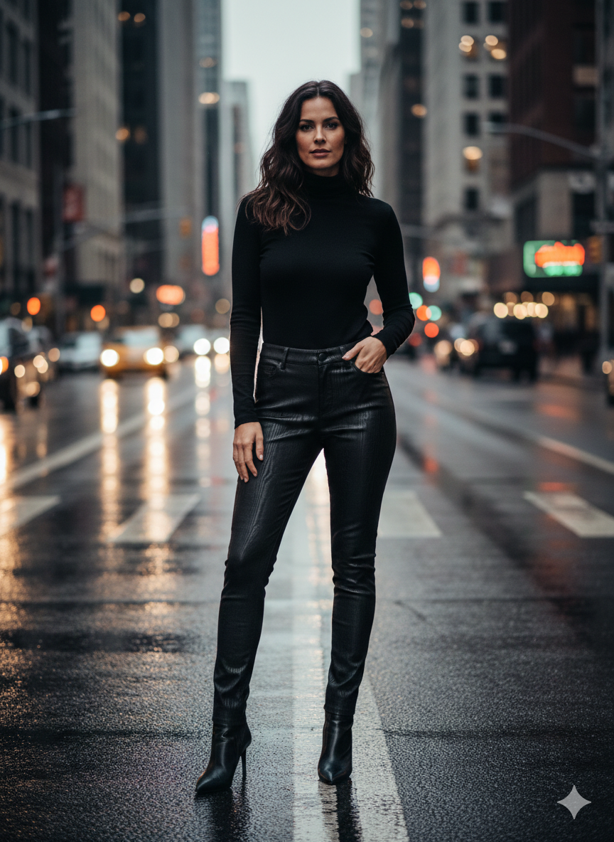 Pantalón negro. Renascimento