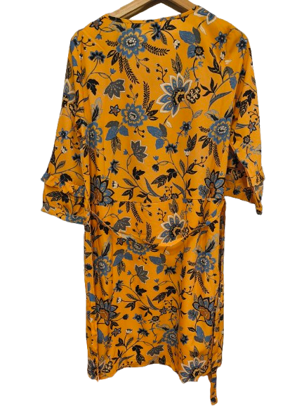 Vestido amarillo estampado. Fransa - Image 2