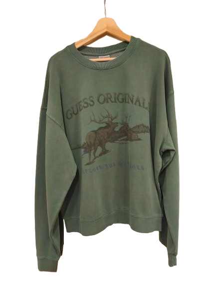Sudadera verde. Guess - Image 2