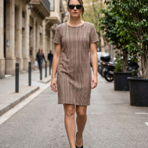 Vestido Blanco estampado. B.young