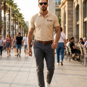 Polo beige, Cavalli Class