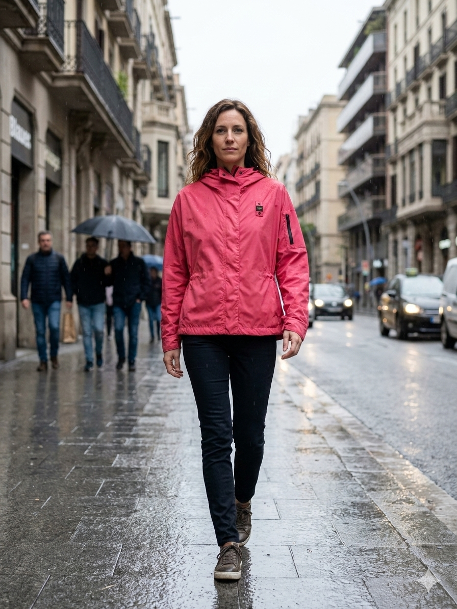 Chubasquero fucsia Blauer