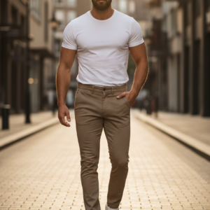 Pantalón marrón. Jack and Jones