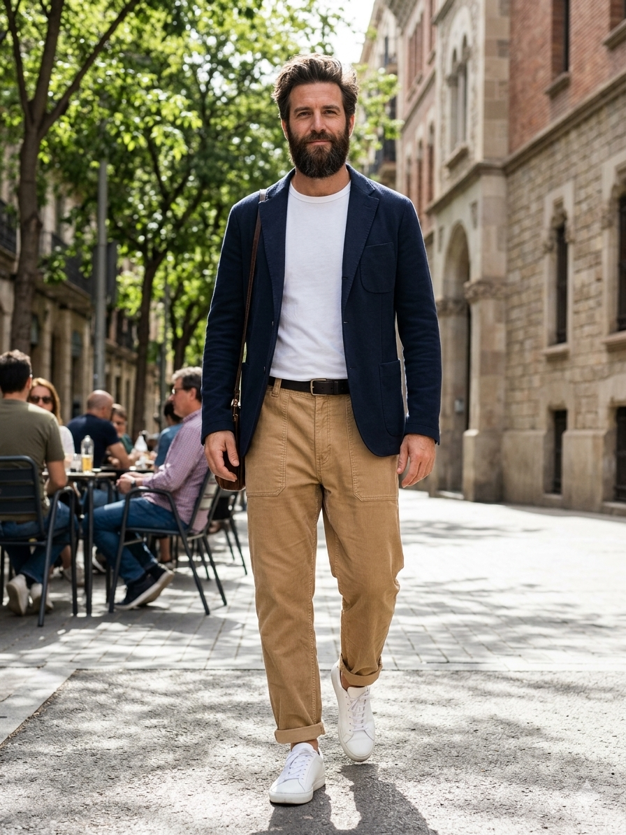 Pantalones Beige. Grant & Hills