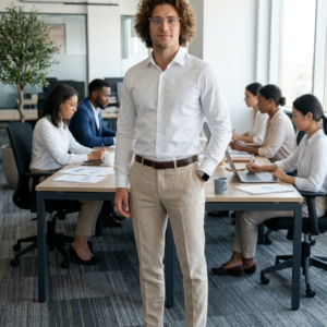 Patalón Gris. Team Formula Collection