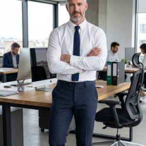 Pantalones marino. Only & Sons