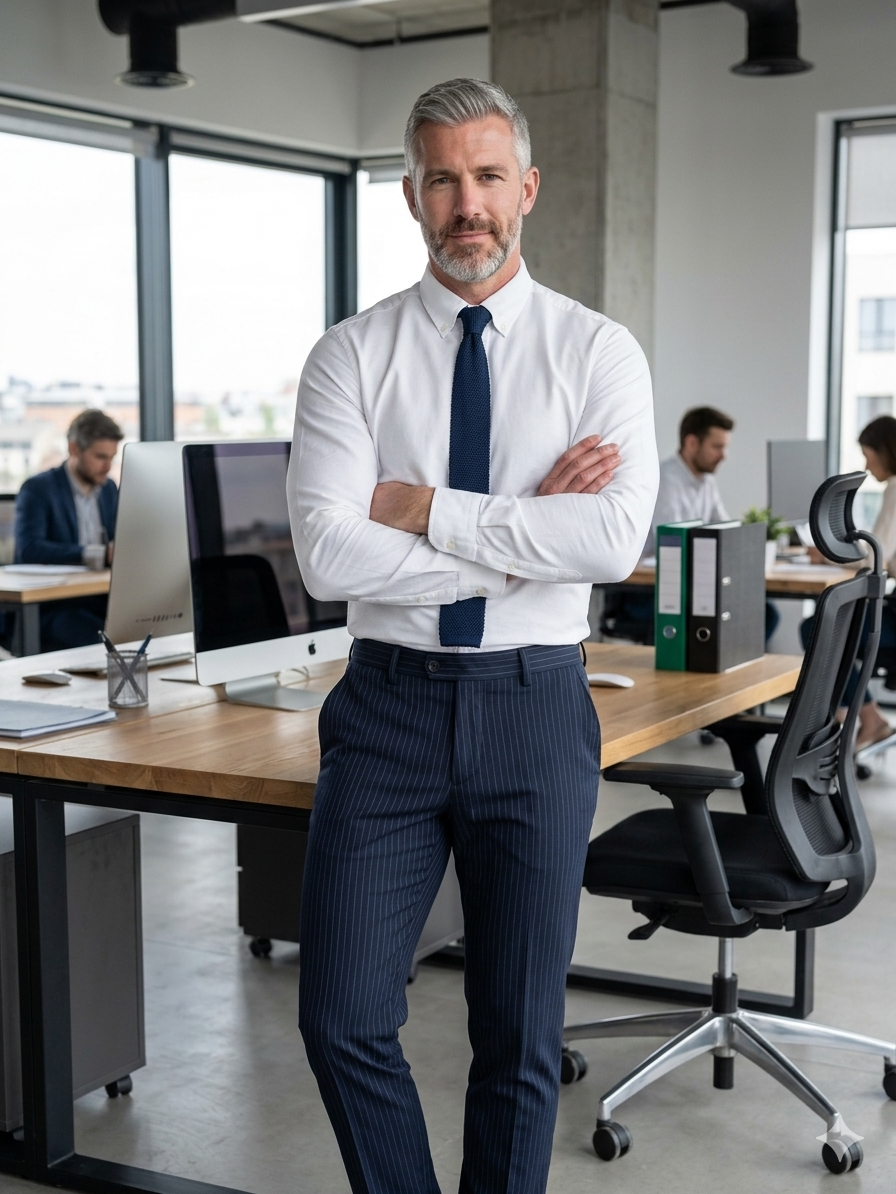 Pantalones marino. Only & Sons