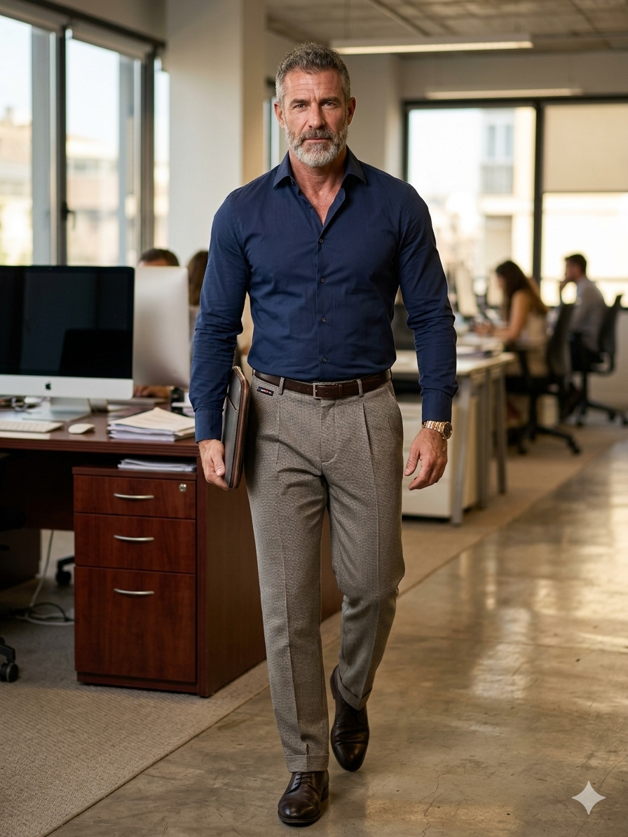 Pantalones Gris estampado. Tommy Hilfiger