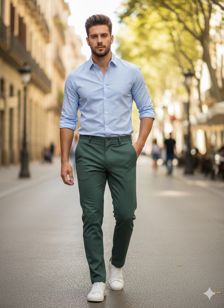 Pantalón verde. BIB