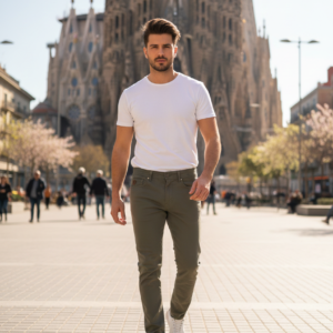 Pantalón verde. Lois