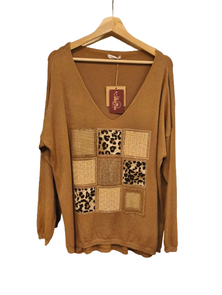 Sueter marrón. One - Image 3